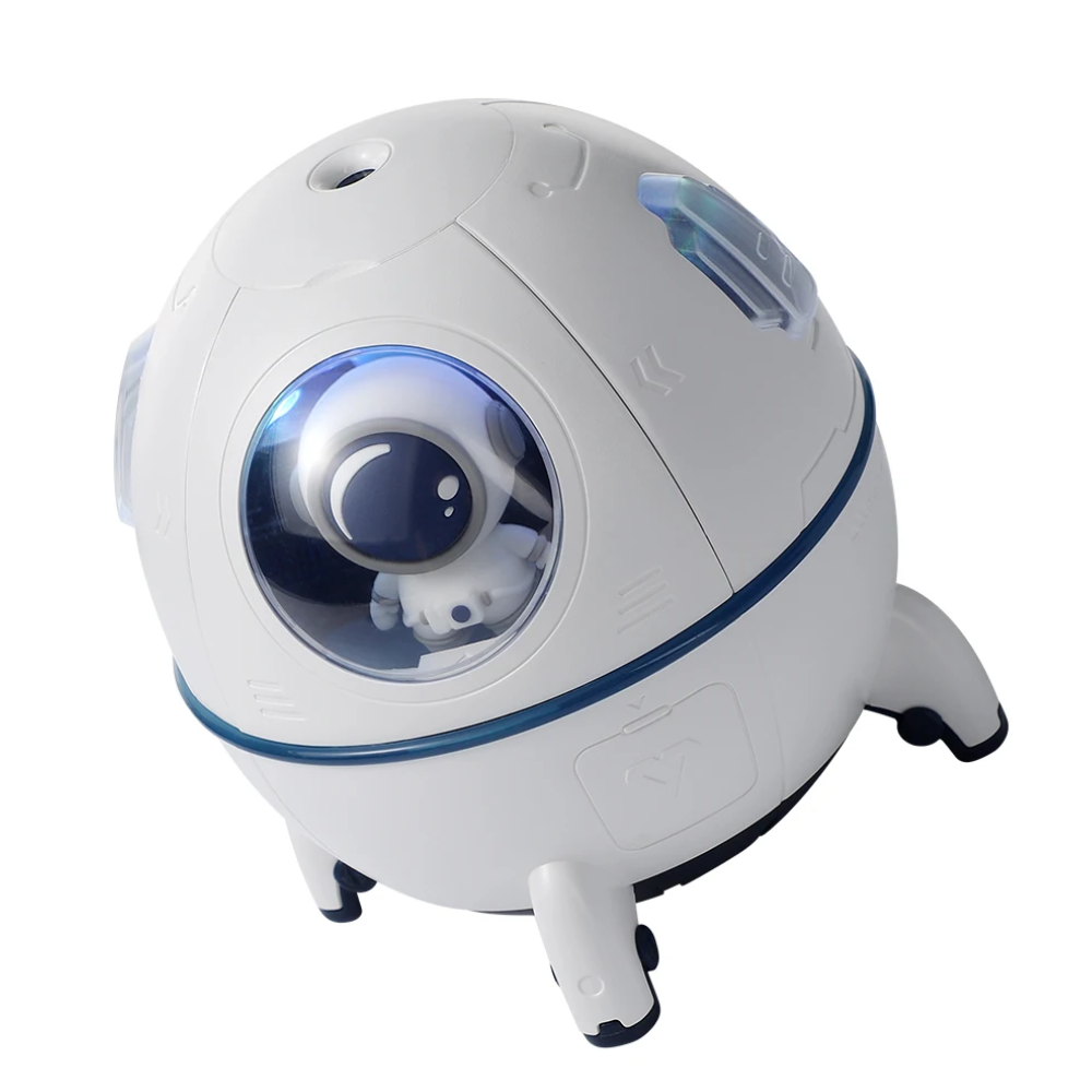 Humidificador Cápsula Espacial Mini Astronauta 200ml USB C Escritorio