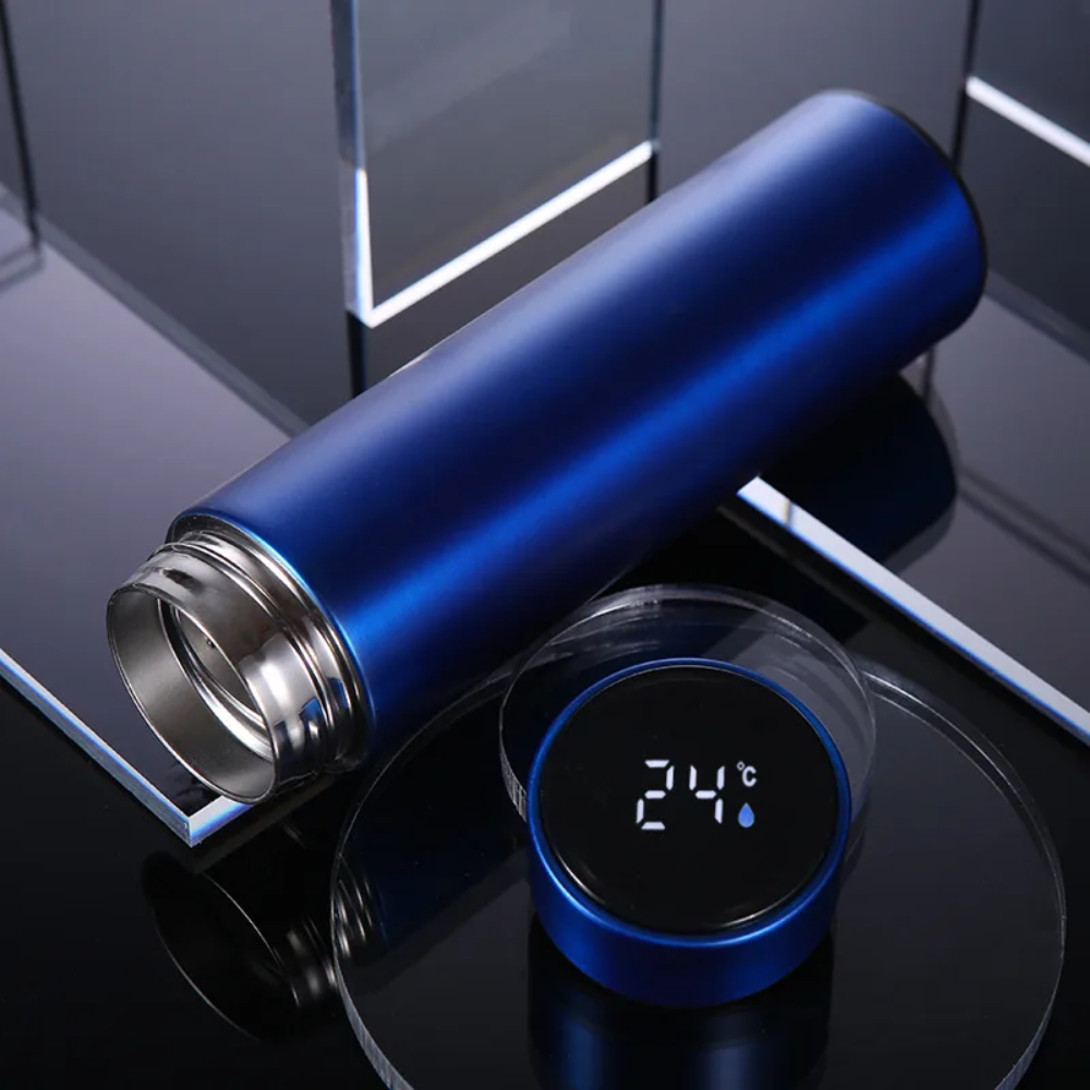 Termo Digital Pantalla LED Temperatura 500ml Frío Caliente Hermético