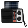 Radio Portátil Solar Recargable AM FM SW 3 Bandas USB SD Emergencias