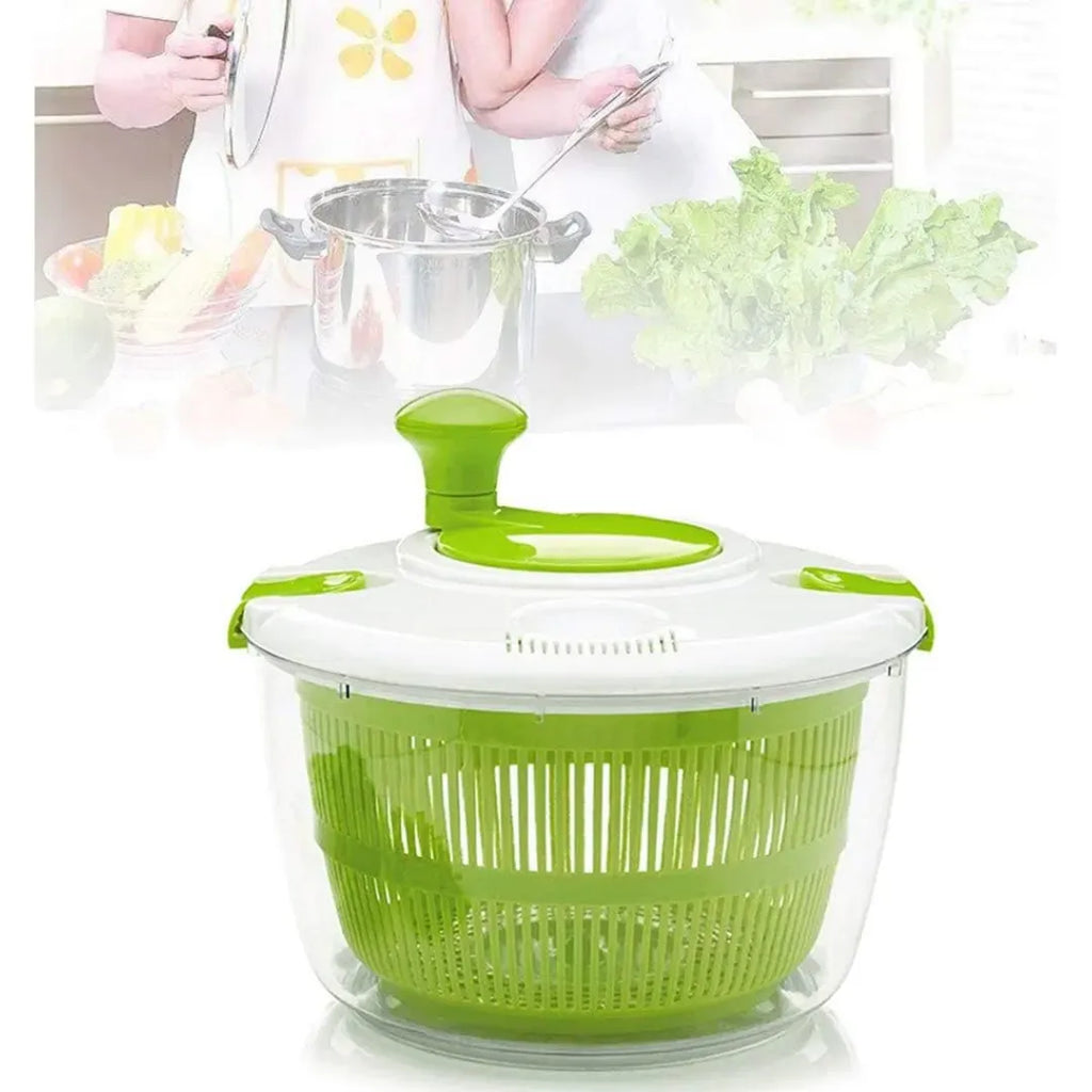 Centrifugador Secador Verduras Lechuga Manual 5 Litros JM-602 BPA