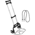 Carretilla Plegable 3 Ruedas Sube Escaleras 80kg Portátil Gomas Carga