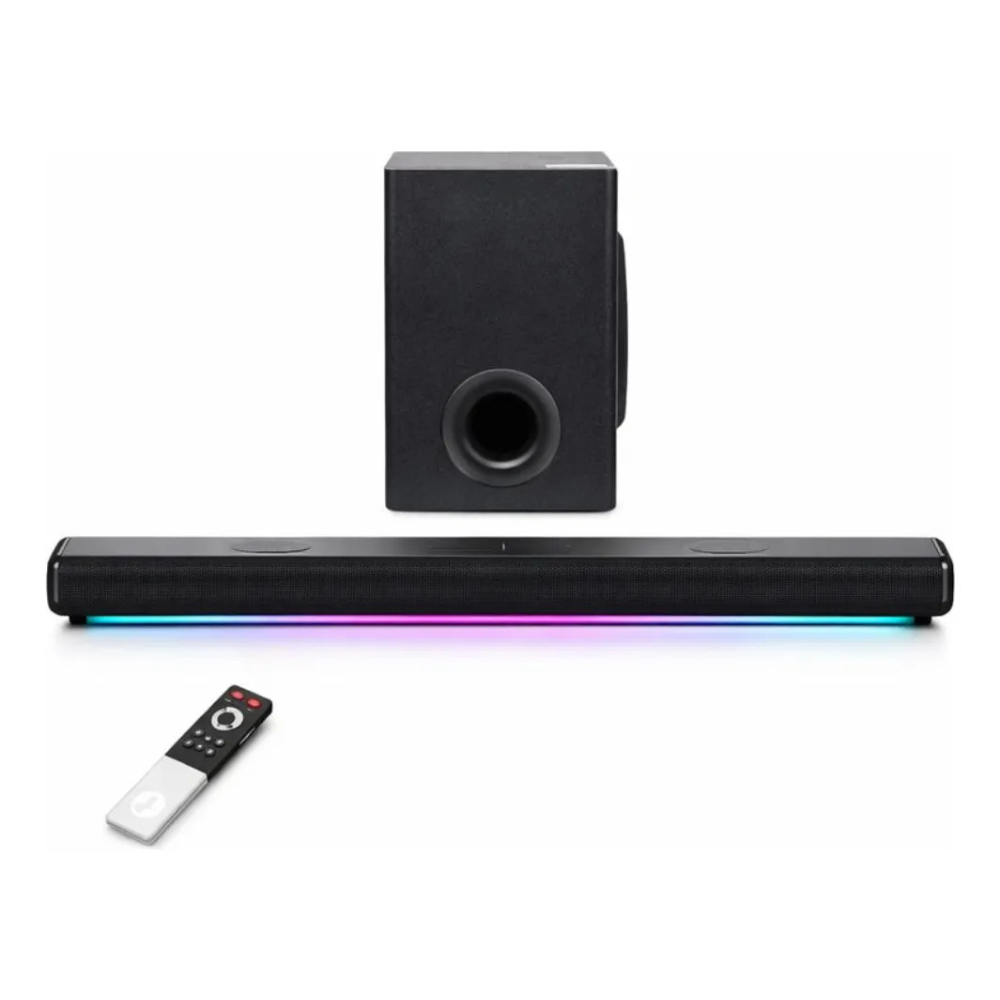 Barra Sonido Subwoofer Bluetooth 5.1 Teatro Casa GD-699 Control TV