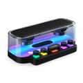 Parlante Bluetooth Z6 RGB Gamer Teclas Mecánicas Transparente Portátil