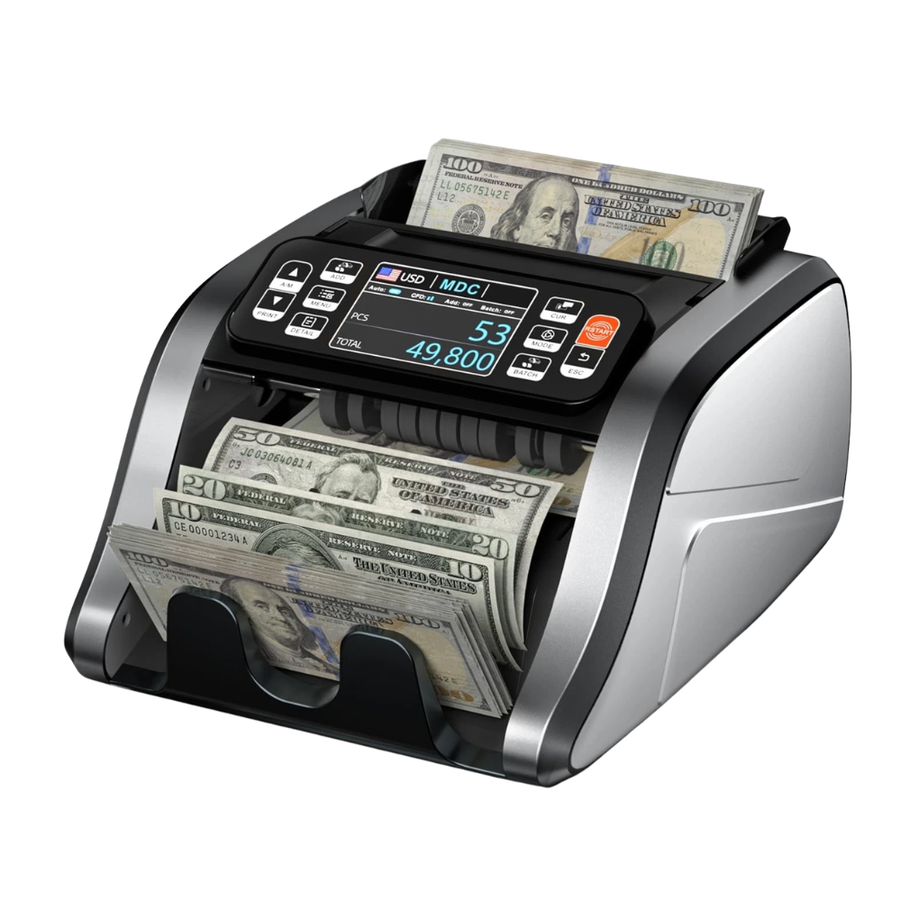 Contadora Billetes Denominación Mixta Detector Falsos UV MG IR Negocio