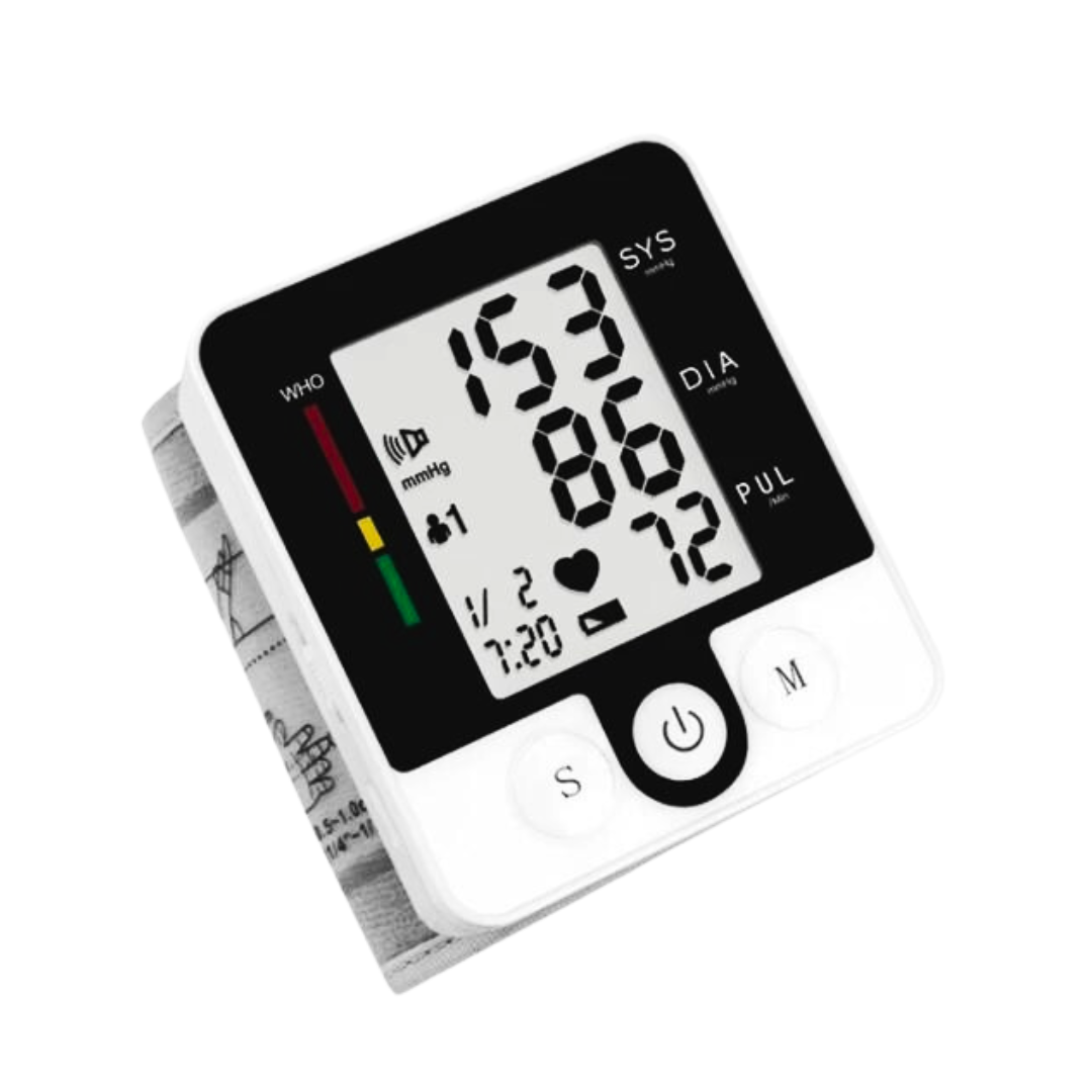 Tensiómetro Digital Muñeca KWL-W01 Pantalla LCD Voz Memoria 2 Usuarios