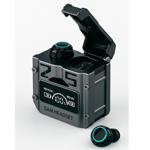 Audífonos Bluetooth Gamer TWS M25 Inalámbricos LED IPX6 Estuche