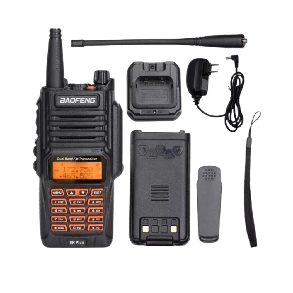 Radio Teléfono Baofeng UV-9R Plus 10W Doble Banda Resistente Agua