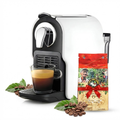 Cafetera Cápsulas Compatible Nespresso 19 Bares Espresso 750ml Blanca