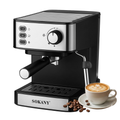 Cafetera Espresso 20 Bar Capuchino Latte Vaporizador Leche Tanque 1.5L