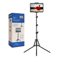 Trípode Soporte iPad Tablet Celular Ajustable 1.50m Aluminio Giratorio