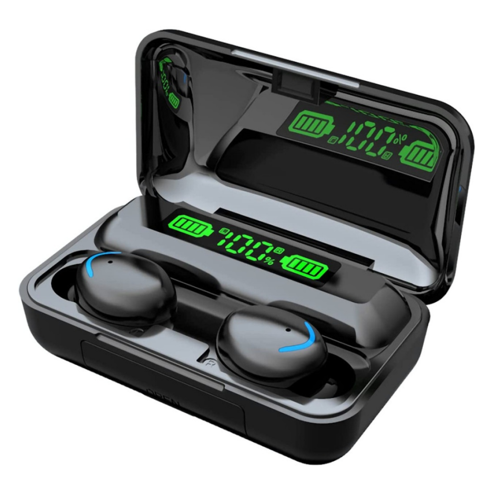 Audífonos Bluetooth Inalámbricos Ear Buds TU1003 Táctiles LED