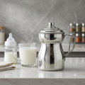 Olleta Jarra Lechera Acero Quirúrgico T304 500ml Tapa Hervidor Café