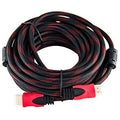 Cable HDMI 10 Metros Enmallado Punta Dorada Doble Filtro Reforzado
