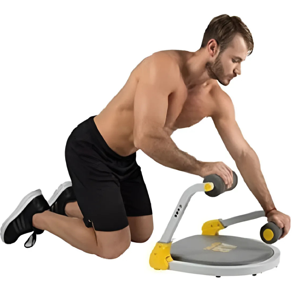 Máquina Abdominal Evolution Ab Tomic 4 Niveles Cardio Plegable Casa
