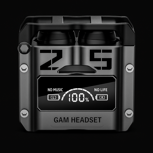 Audífonos Bluetooth Gamer TWS M25 Inalámbricos LED IPX6 Estuche