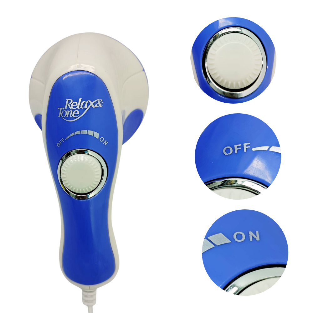 Masajeador Eléctrico Corporal Vibración Cuello Piernas Relajante
