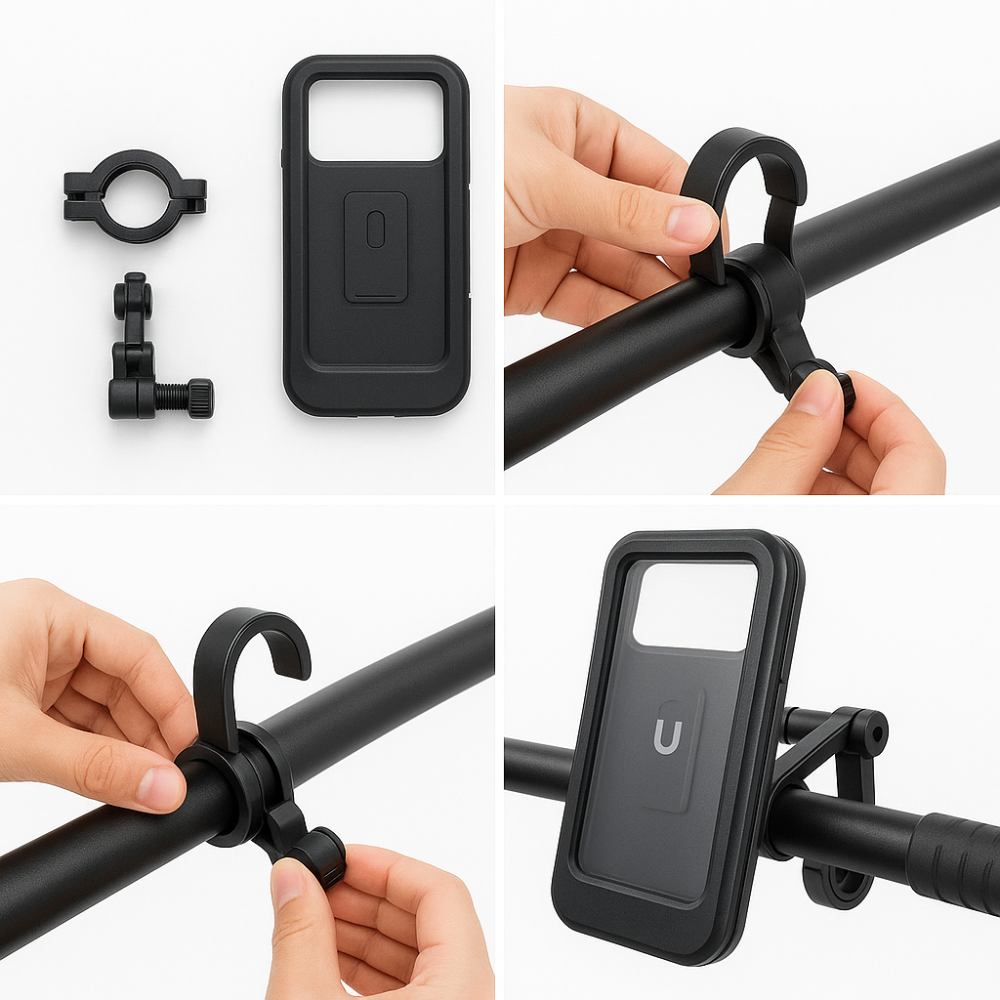 Soporte Celular Bicicleta Moto Impermeable 360 Universal M3 Manubrio