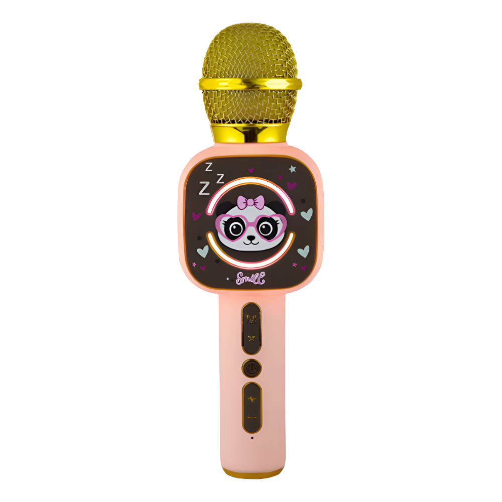 Micrófono Karaoke Niños Bluetooth Inalámbrico Panda X7 Luces Voz