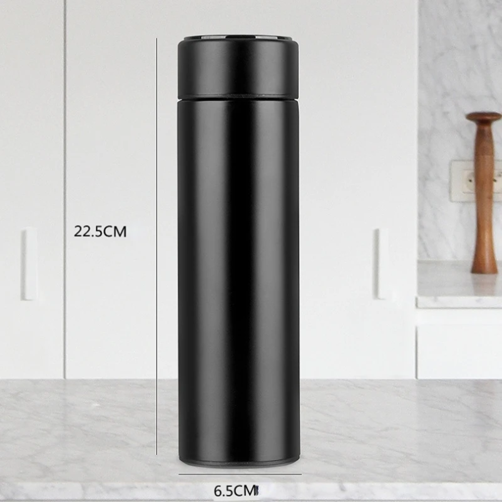 Termo Digital Pantalla LED Temperatura 500ml Frío Caliente Hermético