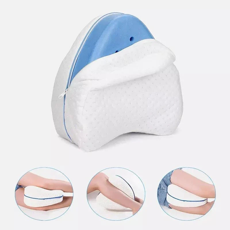 Almohada Ortopédica Piernas Rodillas Espuma Viscoelástica Ventilada