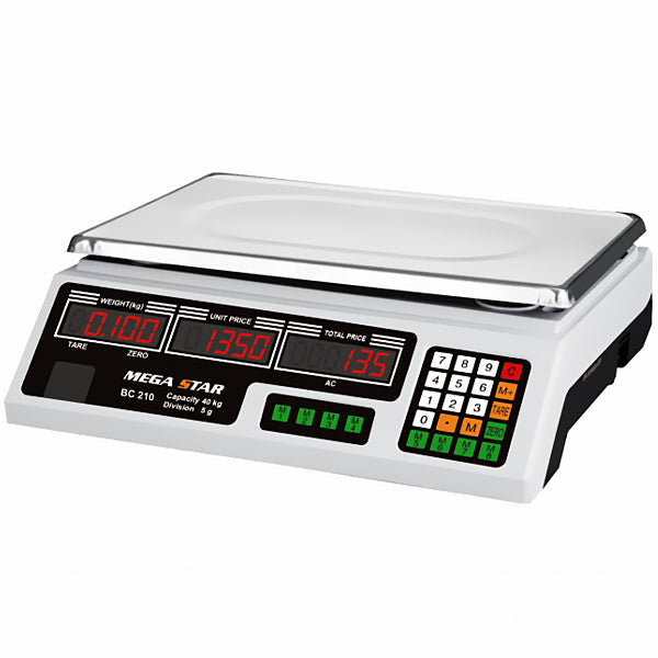 Balanza Gramera Digital Comercial 40kg Precio Peso Recargable Acero