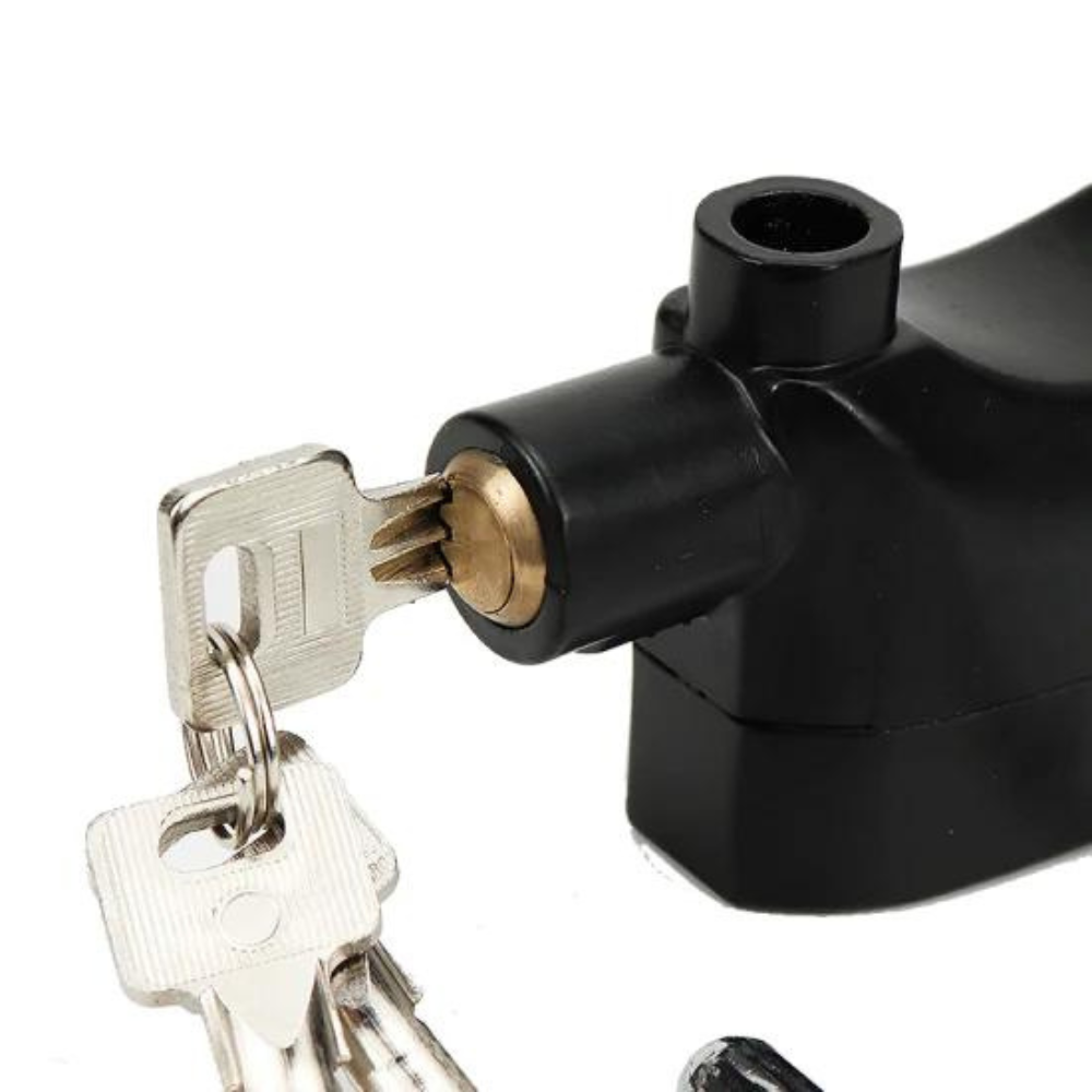 Candado Alarma Seguridad Moto Disco Acero Sensor Movimiento Sirena