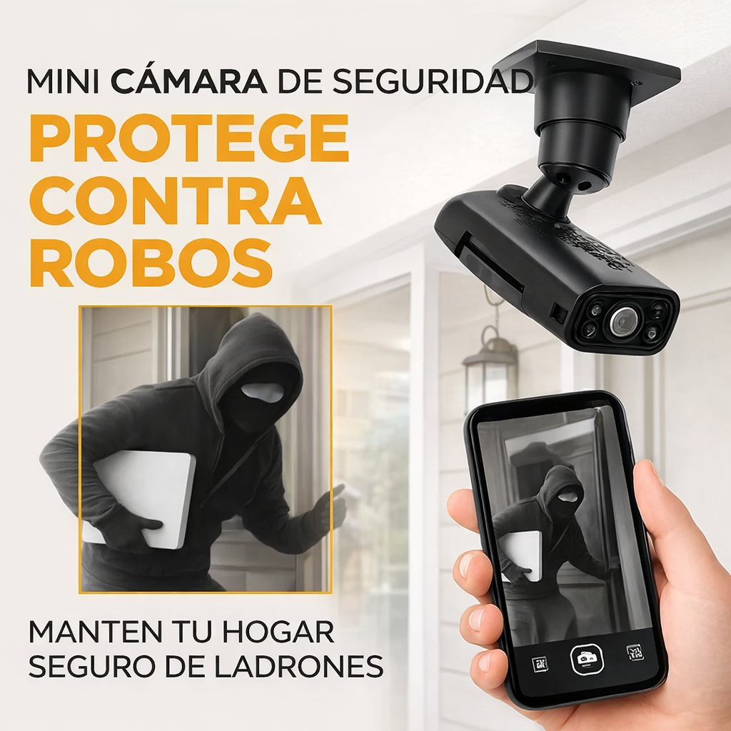 Mini Cámara Seguridad WiFi Recargable Oculta Vigilancia Celular CY365