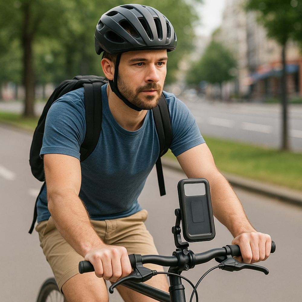 Soporte Celular Bicicleta Moto Impermeable 360 Universal M3 Manubrio