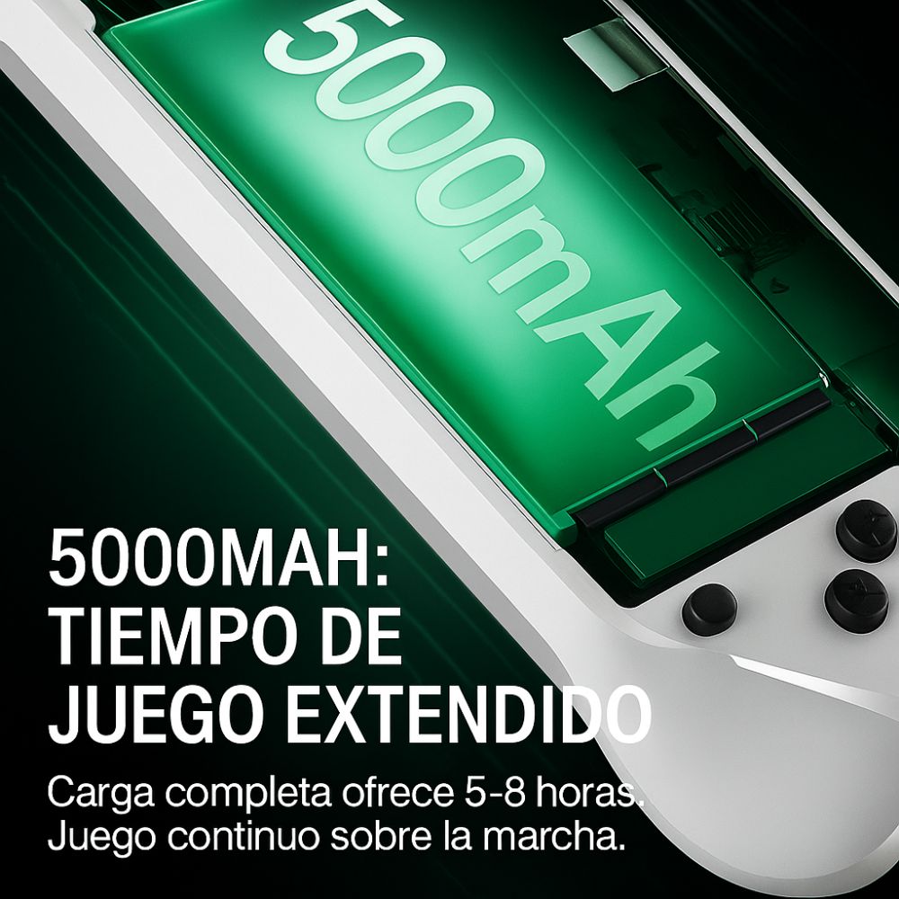Consola Videojuegos Portátil E6 Blanca WiFi Batería 5000mAh Retro
