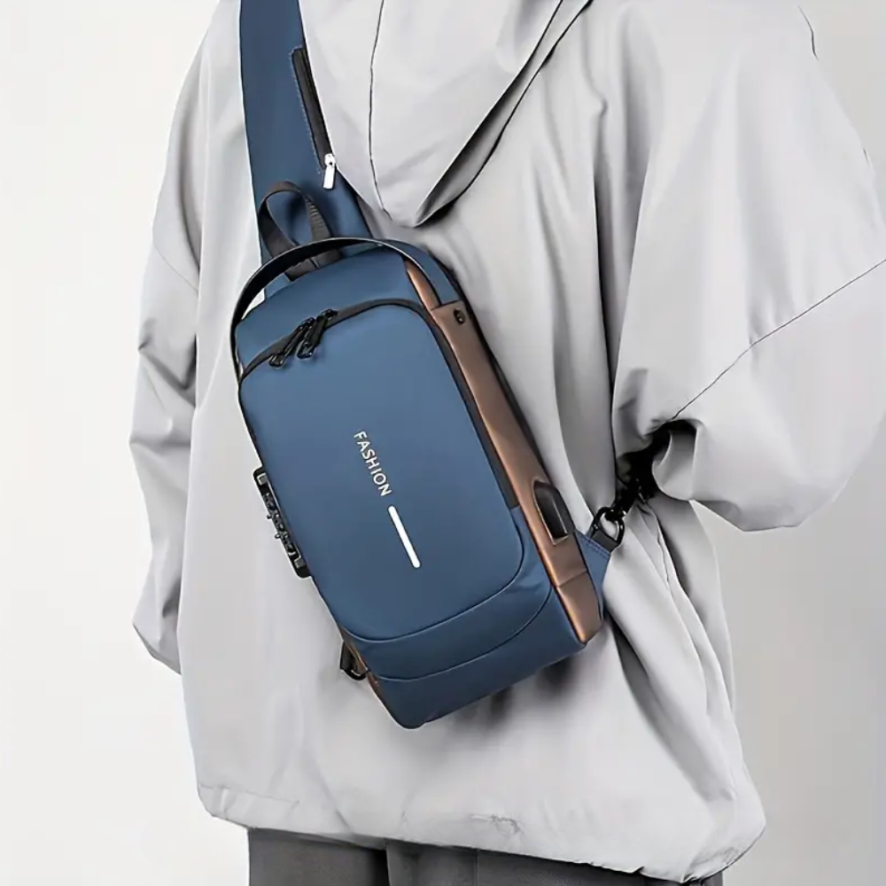Bolso Antirrobo Hombro Clave Seguridad Bolsillo Secreto USB Viaje