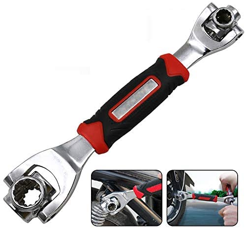 Llave Universal 48x1 Multifunción Cabezal Giratorio 360 8 Medidas