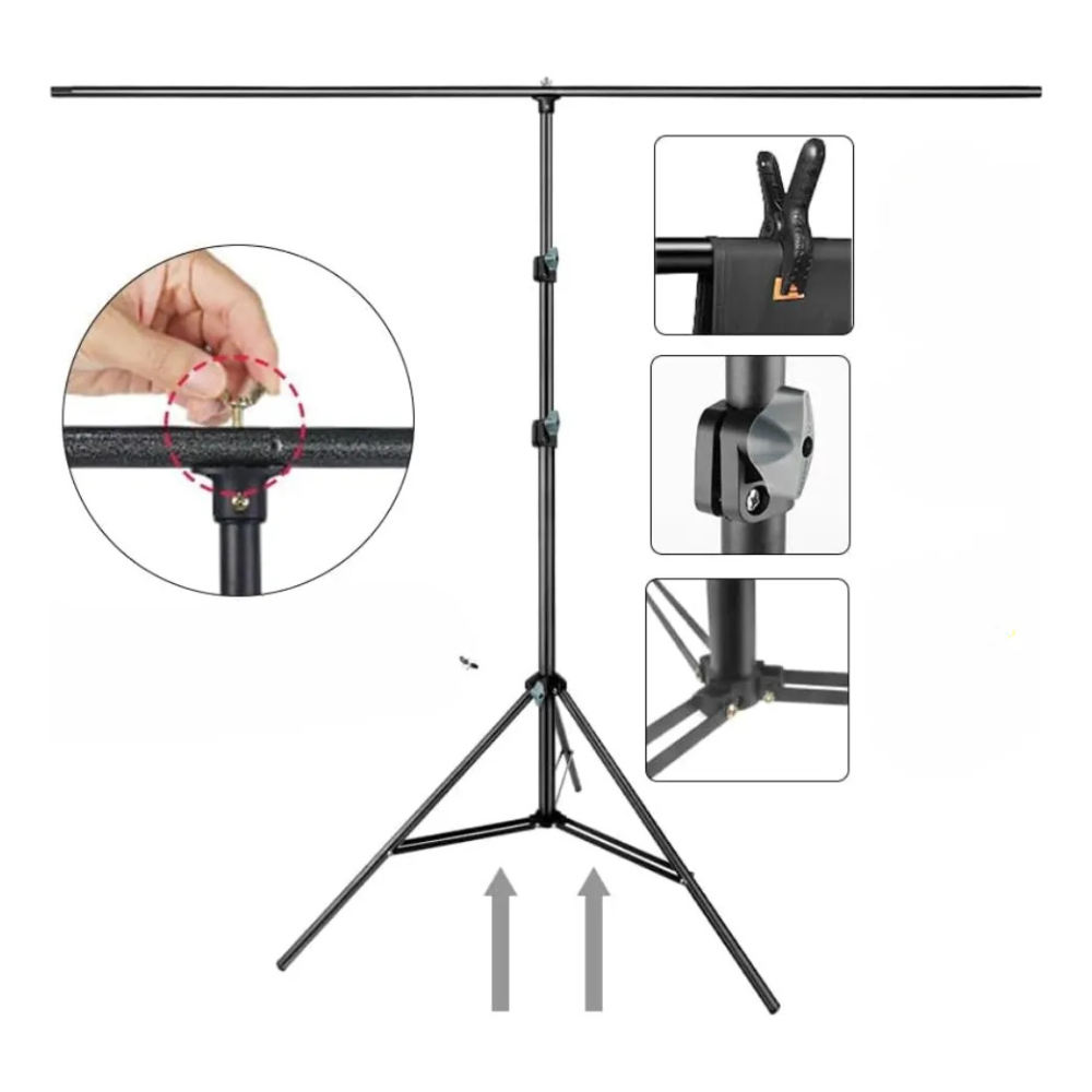 Telón Proyector 72 Pulgadas Trípode Plegable Portátil Video Beam
