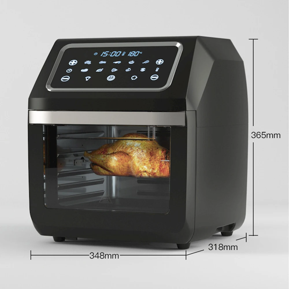 Horno Freidora Aire Renahouse 12 Litros 1700W Digital 10 Programas