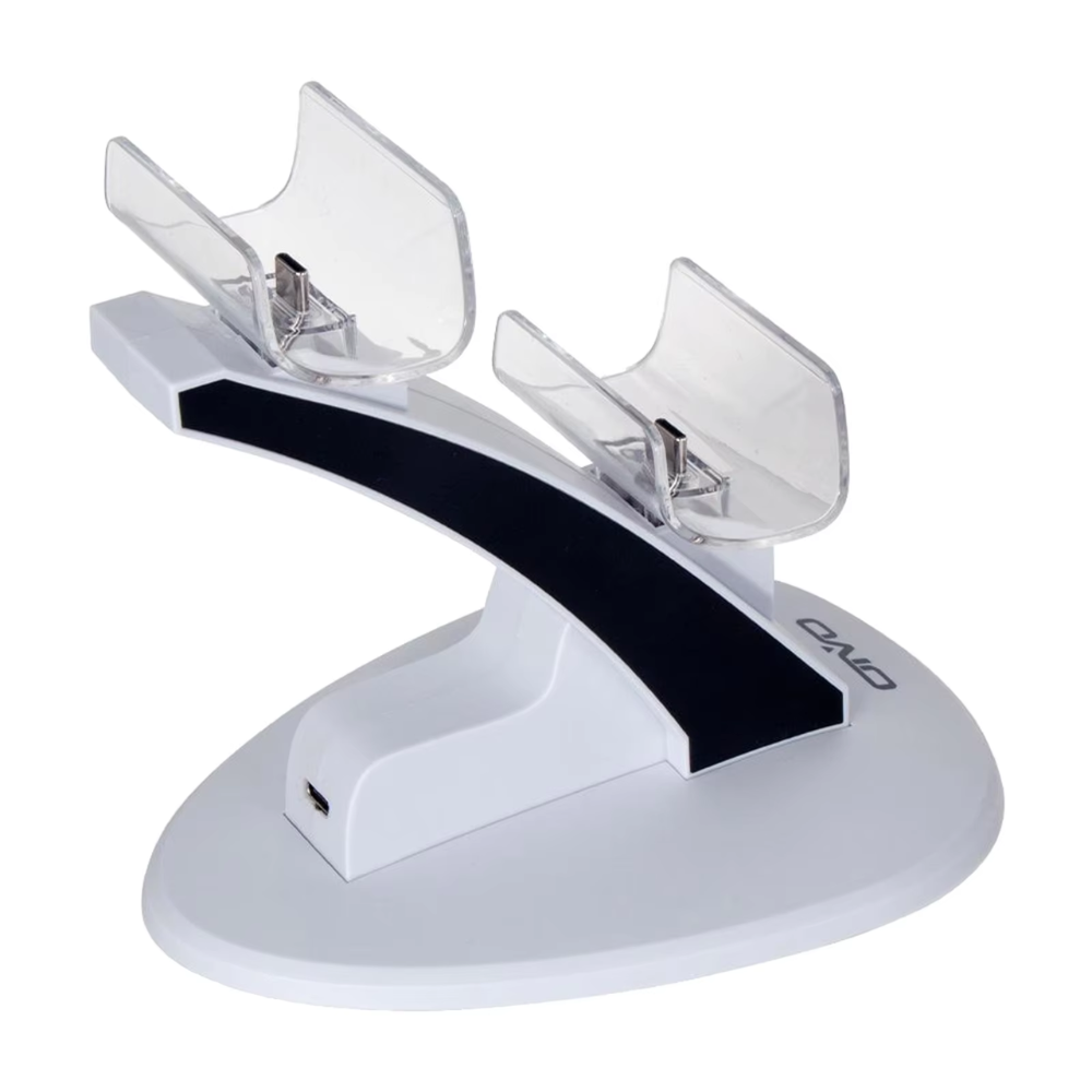 Base Cargador Dual Controles Compatible PS5 Soporte Carga Luces LED