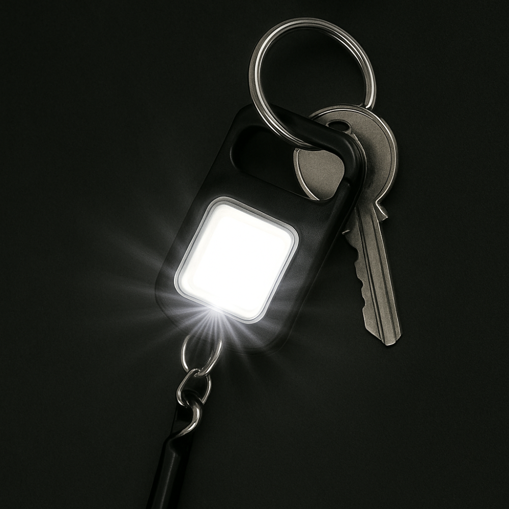 Linterna LED Táctica Recargable Llavero 800 Lúmenes Imán Destapador