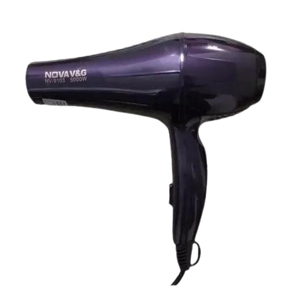 Secador Cabello Nova Profesional 5000W Iónico 3 Temperaturas Boquilla