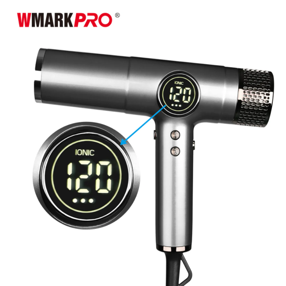 Secador Cabello Profesional WMARK Pro 2100W Silencioso Iónico Digital