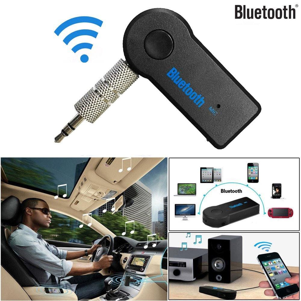 Receptor Bluetooth Auxiliar 3.5mm Carro Equipo Sonido Manos Libres
