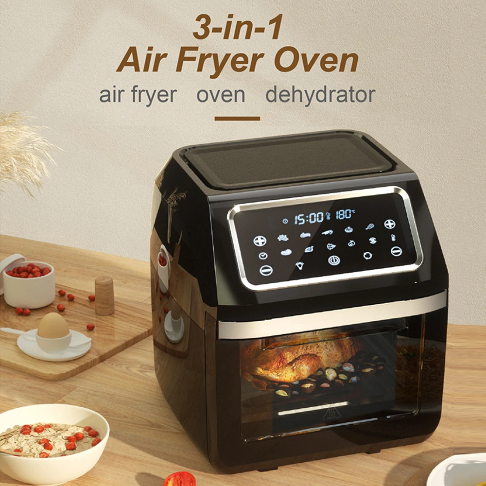 Horno Freidora Aire Renahouse 12 Litros 1700W Digital 10 Programas
