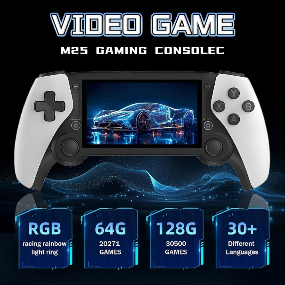 Consola Portátil Game Player 5 Pantalla 7 Pulgadas 2 Controles HDMI
