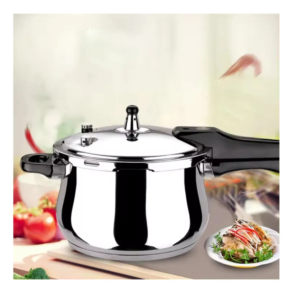 Olla Presión Express Swisshome Acero Inoxidable 18/10 Triple Válvula