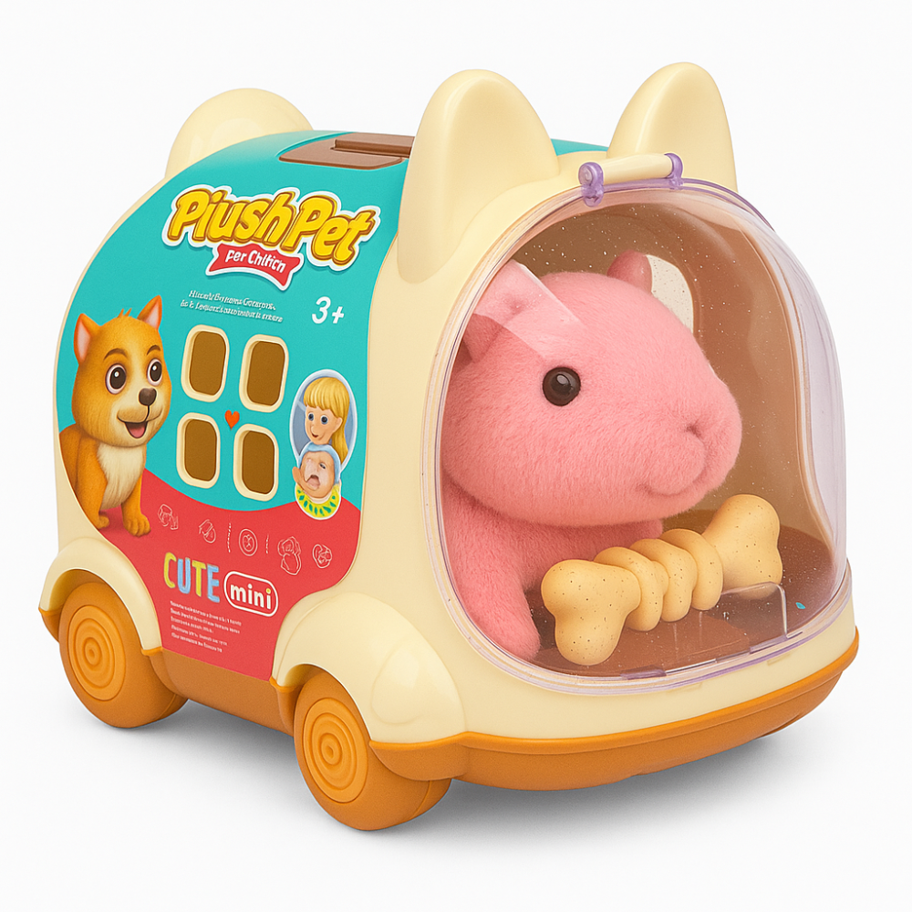 Juguete Interactivo Mascota Capibara Conejo Casa Móvil Sonidos Niños