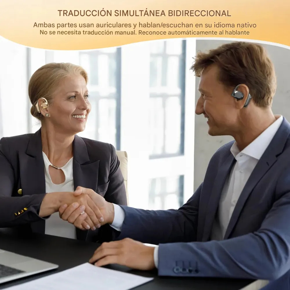 Audífonos Traductores Idiomas Tiempo Real Bluetooth 144 Idiomas App
