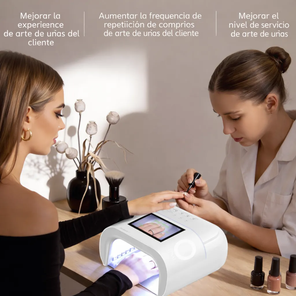 Lámpara Uñas UV LED Secador Gel Semipermanente Profesional Pantalla