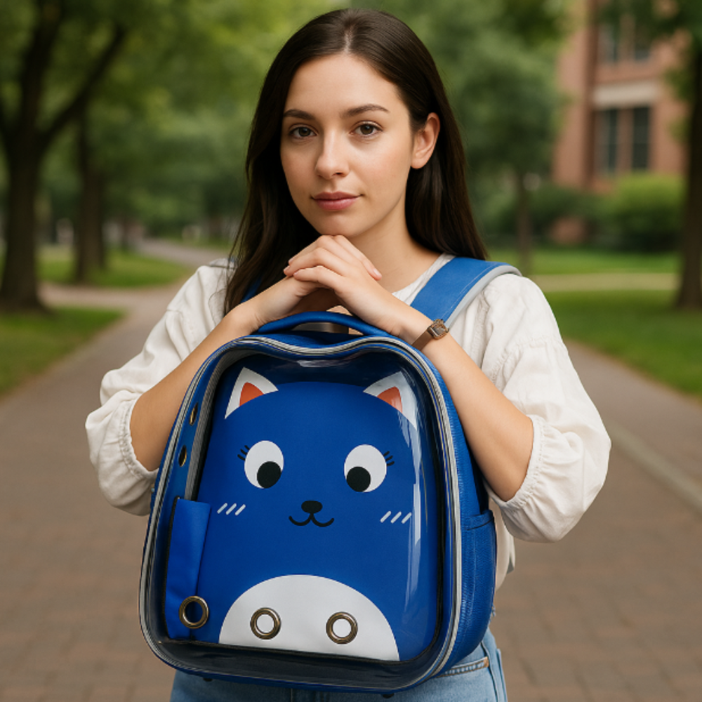 Maleta Transportadora Mascotas Cápsula Espacial Perros Gatos Mochila