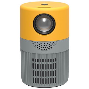 Mini Proyector Video Beam Cilindro LED Portátil 100 Pulgadas Control