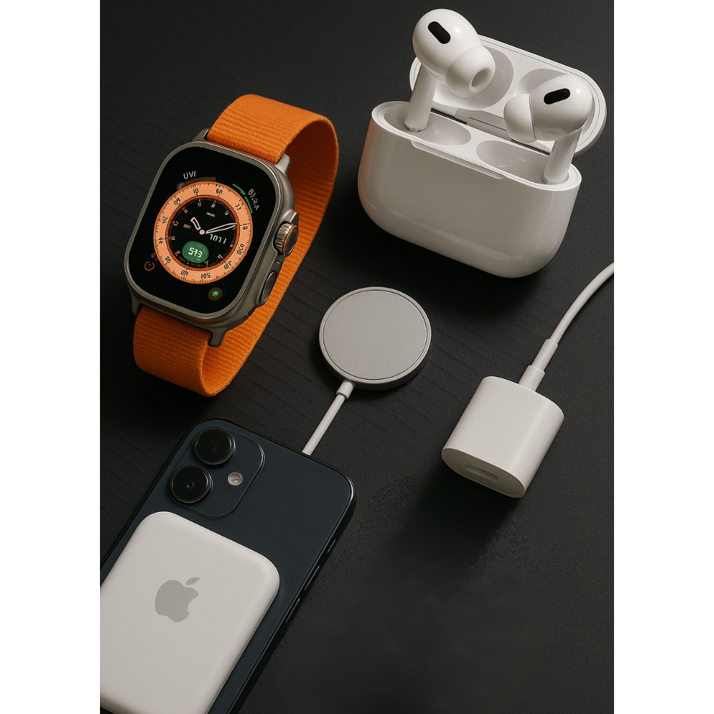 Combo Smartwatch X8 Ultra Audífonos Inalámbricos Power Bank Llamadas