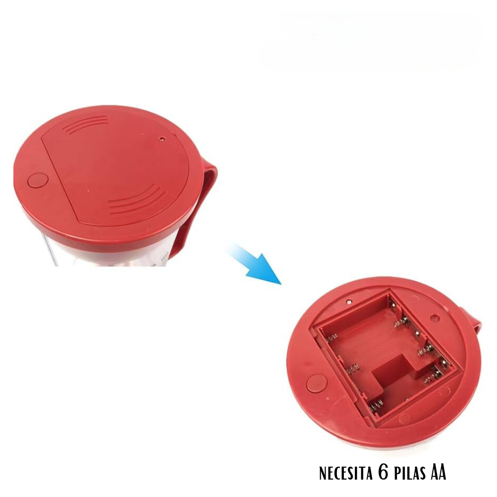 Dispensador Mezclador Masa Pancakes Crepes 2x1 Eléctrico Batidor Pilas