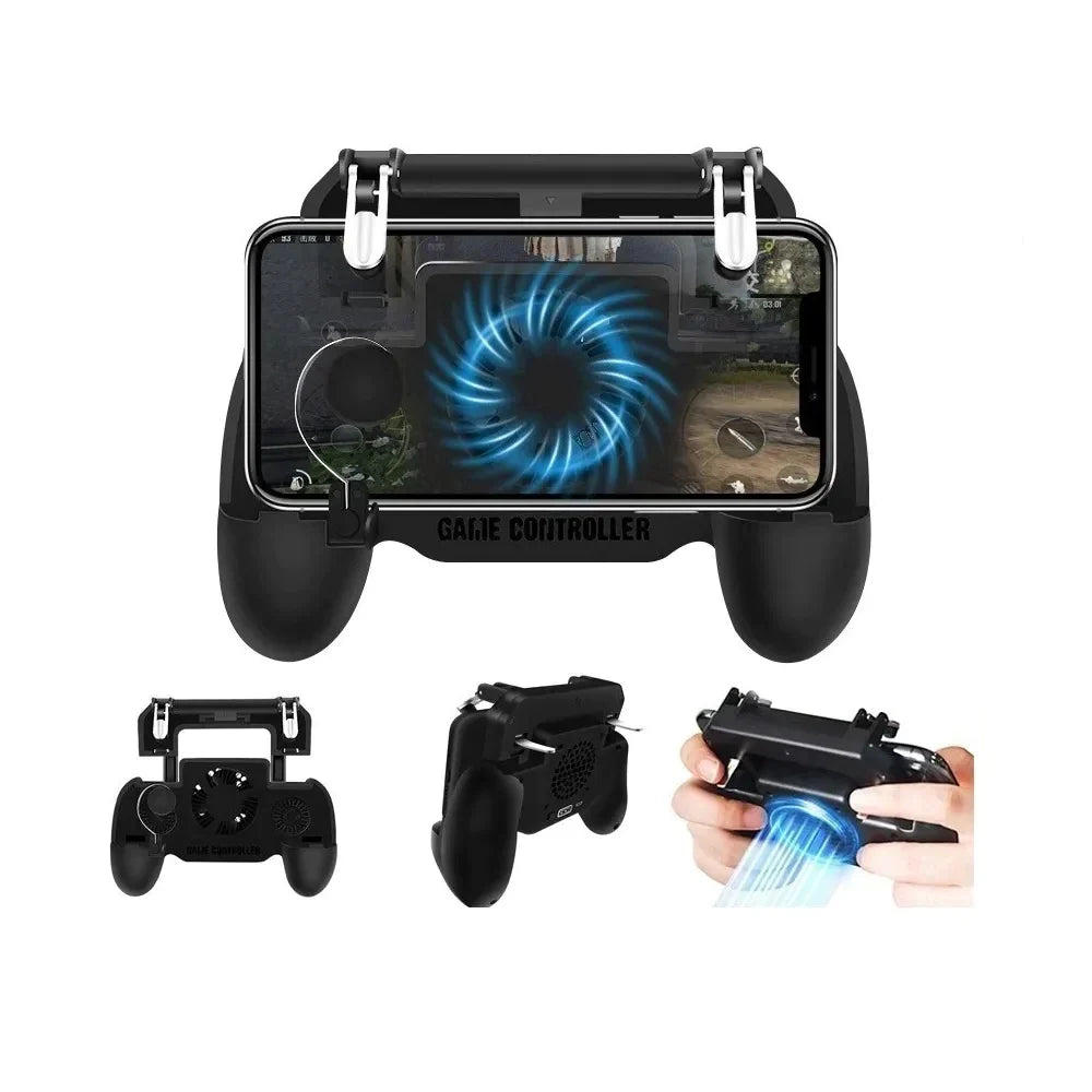 Control Gamer Celular SP Plus Gatillos Ventilador Power Bank 2000mAh