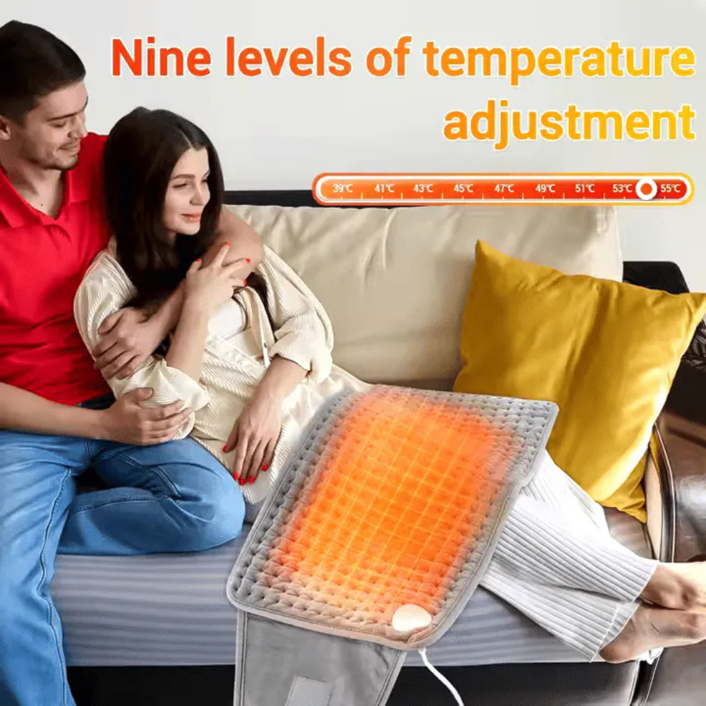 Almohadilla Térmica Eléctrica Cinturón Espalda Abdomen 9 Niveles Calor